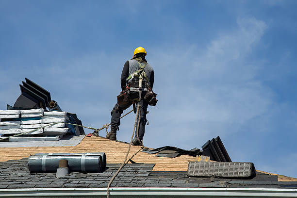 Professional Roof Replacement technician working in Sharon, ND